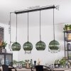 Koyoto hanging light, globe light, pendant light green, 4-light sources