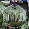 Koyoto hanging light, globe light, pendant light green, 4-light sources