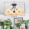 Basto ceiling light, globe light Ecru, 5-light sources