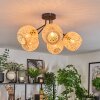 Basto ceiling light, globe light Ecru, 5-light sources