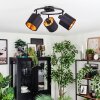 Alsen ceiling light, ceiling spotlight black, 3-light sources