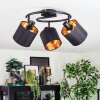 Alsen ceiling light, ceiling spotlight black, 3-light sources