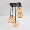 Basto ceiling light, globe light Ecru, 5-light sources