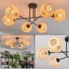 Basto ceiling light, globe light Ecru, 6-light sources