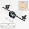Basto ceiling light, globe light Ecru, 2-light sources