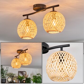 Basto ceiling light, globe light Ecru, 2-light sources