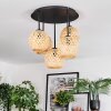 Basto ceiling light, globe light Ecru, 5-light sources