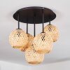Basto ceiling light, globe light Ecru, 5-light sources