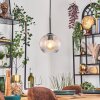 Koyoto hanging light, globe light, pendant light 20 cm clear, 1-light source
