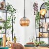 Koyoto hanging light, globe light, pendant light 20 cm Amber, 1-light source
