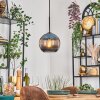 Koyoto hanging light, globe light, pendant light blue, 1-light source