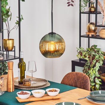 Koyoto hanging light, globe light, pendant light green, 1-light source