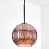 Koyoto hanging light, globe light, pendant light coppery, 1-light source