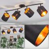 Alsen ceiling light, ceiling spotlight black, 4-light sources