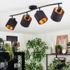 Alsen ceiling light, ceiling spotlight black, 4-light sources