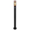 Globo lighting BOSTON path light black, 1-light source, Motion sensor