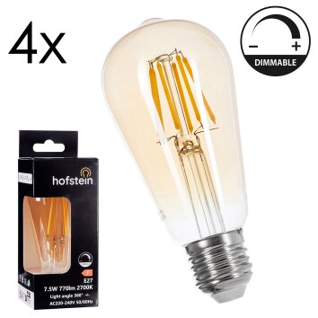 E27 LED 7.5 Watt warm white dimmable 770 Lumen