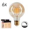 E27 LED 6 Watt warm white dimmable 650 Lumen