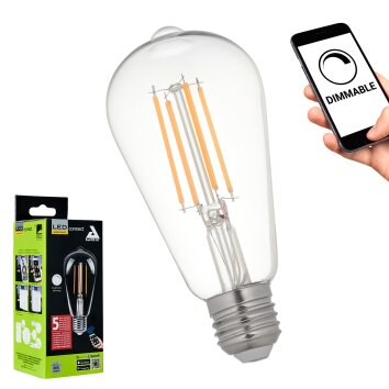 E27 6 Watt warm white dimmable 806 Lumen