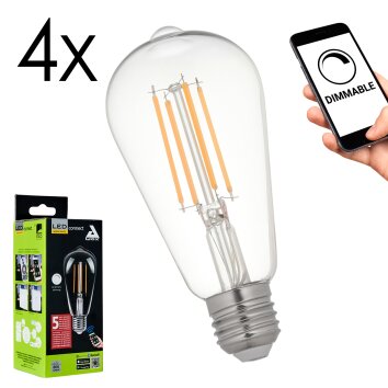 E27 6 Watt warm white dimmable 806 Lumen