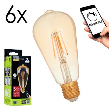 E27 LED 5.5 Watt warm white dimmable 500 Lumen