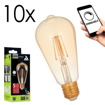 E27 LED 5.5 Watt warm white dimmable 500 Lumen