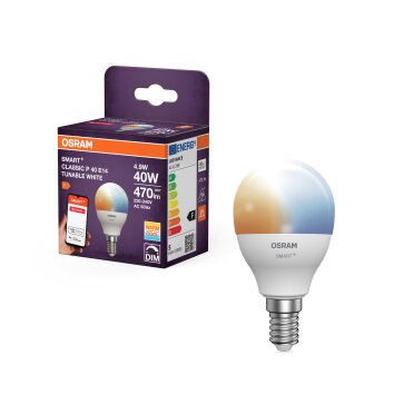 Osram lights E14 LED 4.9 Watt neutral white dimmable 470 Lumen