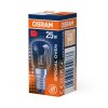 Osram lights E14 25 Watt warm white dimmable 140 Lumen