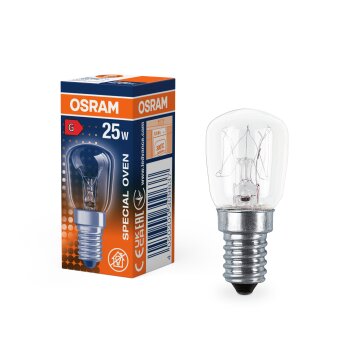 Osram lights E14 25 Watt warm white dimmable 140 Lumen