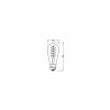 Osram lights E27 LED 4.8 Watt warm white dimmable 420 Lumen