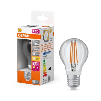 Osram lights E27 LED 7.3 Watt warm white 806 Lumen