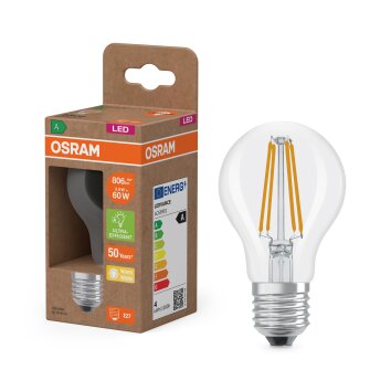 Osram lights E27 3.8 Watt warm white 806 Lumen