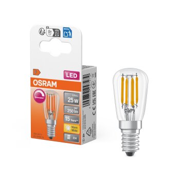 Osram lights E14 LED 2.8 Watt warm white dimmable 250 Lumen