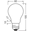 Osram lights E27 5 Watt warm white 1055 Lumen