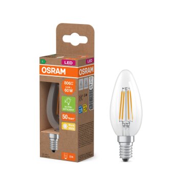 Osram lights E14 3.8 Watt warm white 806 Lumen