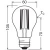 Osram lights E27 3.8 Watt neutral white 806 Lumen