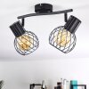 KENIA Ceiling Light grey, black, 2-light sources
