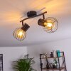 KENIA Ceiling Light grey, black, 2-light sources
