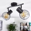 KENIA Ceiling Light grey, black, 2-light sources