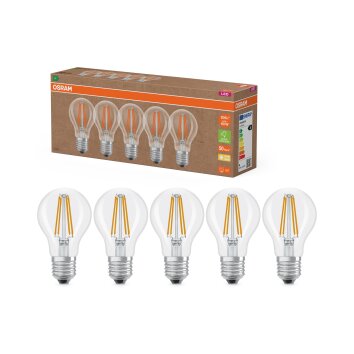 Osram lights E27 3.8 Watt warm white 806 Lumen