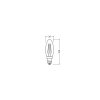 Osram lights E14 LED 1.5 Watt daylight white 136 Lumen