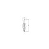 Osram lights E14 LED 2.5 Watt warm white 250 Lumen
