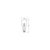 Osram lights E27 LED 2.8 Watt warm white 250 Lumen