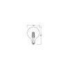 Osram lights E27 7 Watt warm white 806 Lumen