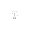 Osram lights E27 LED 2.8 Watt warm white 250 Lumen