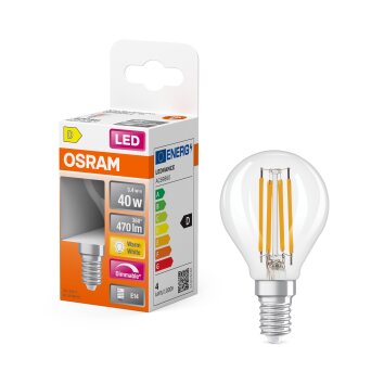 Osram lights E14 LED 4.5 Watt warm white dimmable 470 Lumen