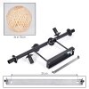 Basto ceiling light, globe light Ecru, 6-light sources