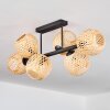 Basto ceiling light, globe light Ecru, 6-light sources