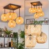 Basto ceiling light, globe light Ecru, 5-light sources