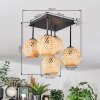 Basto ceiling light, globe light Ecru, 5-light sources